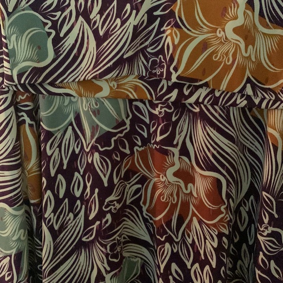 Floral LuLaRoe Azure A-Line Skirt - XS NWT - Picture 3 of 6